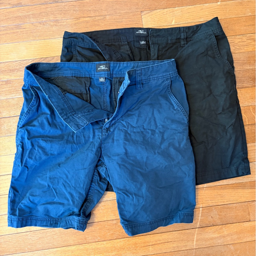 O'Neill Men's Blue and Black Chinos